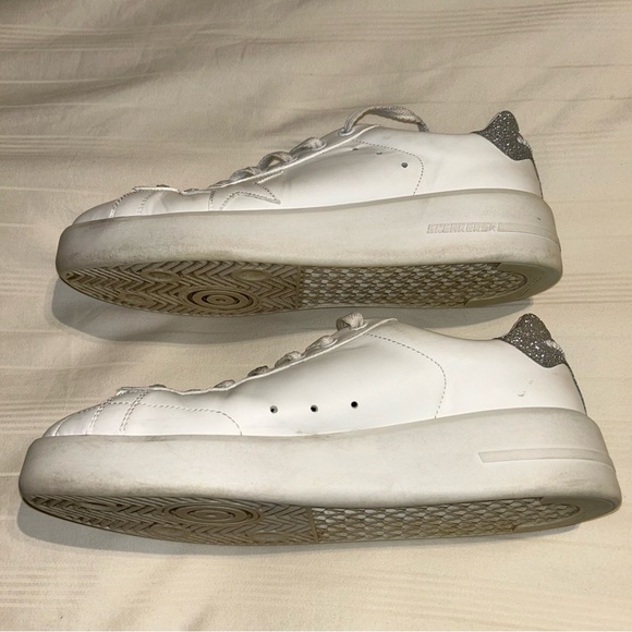 Golden Goose White Pure Star Sneakers - Picture 3 of 11
